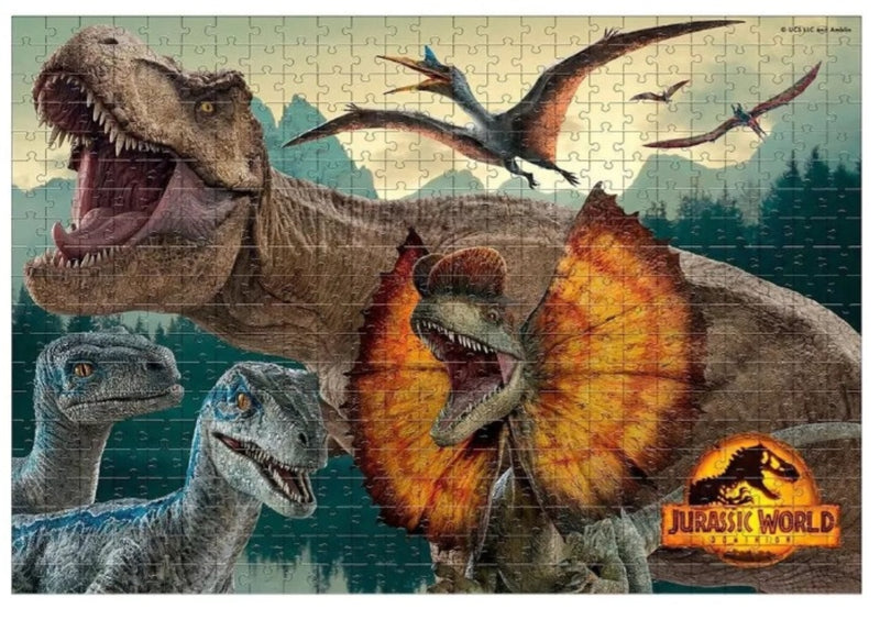 Quebra Cabeça 500 Peças - Jurassic Park World Universal