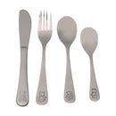 Jogo de Talheres Infantil Bear 4 Peças Aço Inox Bichinhos