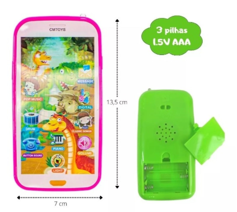 Celular Interativo Musical Com Luz e Som