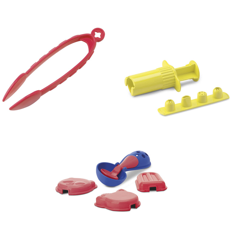 Kit Massinha Modelar Sorveteria C/ Acessórios 4 Potes Diver Massa