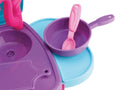 Brinquedo Maleta Cooktop Cozinha C/ Acessórios Infantil Rosa