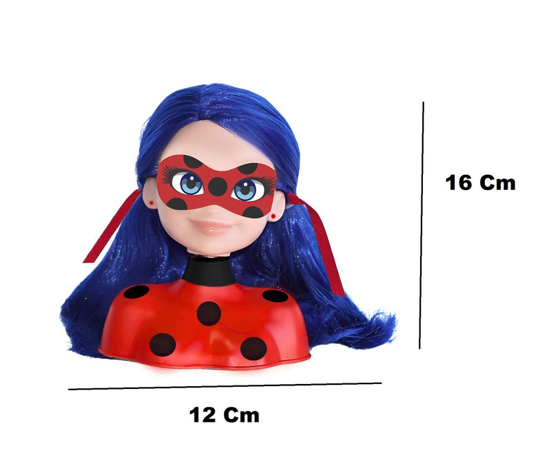 Boneca Mini Busto LadyBug Miraculous C/ Acessórios Styling