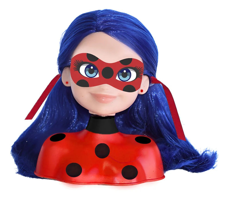 Boneca Mini Busto LadyBug Miraculous C/ Acessórios Styling