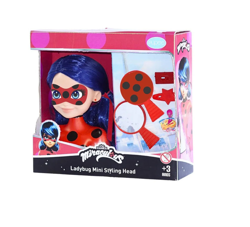 Boneca Mini Busto LadyBug Miraculous C/ Acessórios Styling
