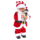 Boneco Papai Noel Musical C/ Som e Luz 30 Cm Decoração Natal