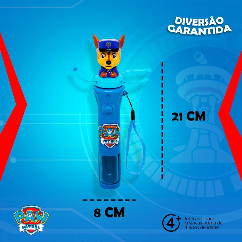 Brinquedo Varinha Giratória Patrulha Canina C/ Luz Infantil