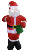 Papai Noel Inflável Gigante 1,80 C/ Luz Led Decoração Natal