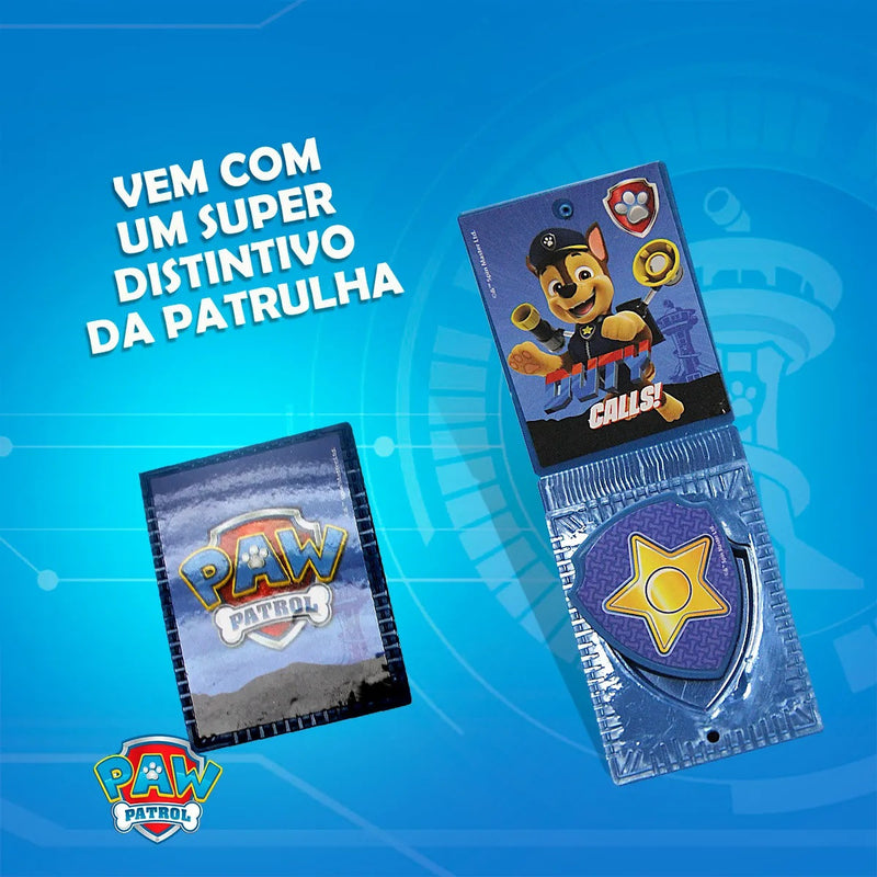 Brinquedo Kit Policial Patrulha Canina Chase Acessórios