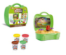 Brinquedo Maletinha Dinossauro C/ 4 Massinha e Acessórios