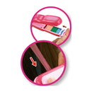 Kit Mechas Coloridas Infantil Com Prancha Pintar Cabelo e Acessórios - Make Brinq