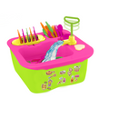 Pia Louça C/ Agua Cozinha C/ 22 Peças Acqua Brink