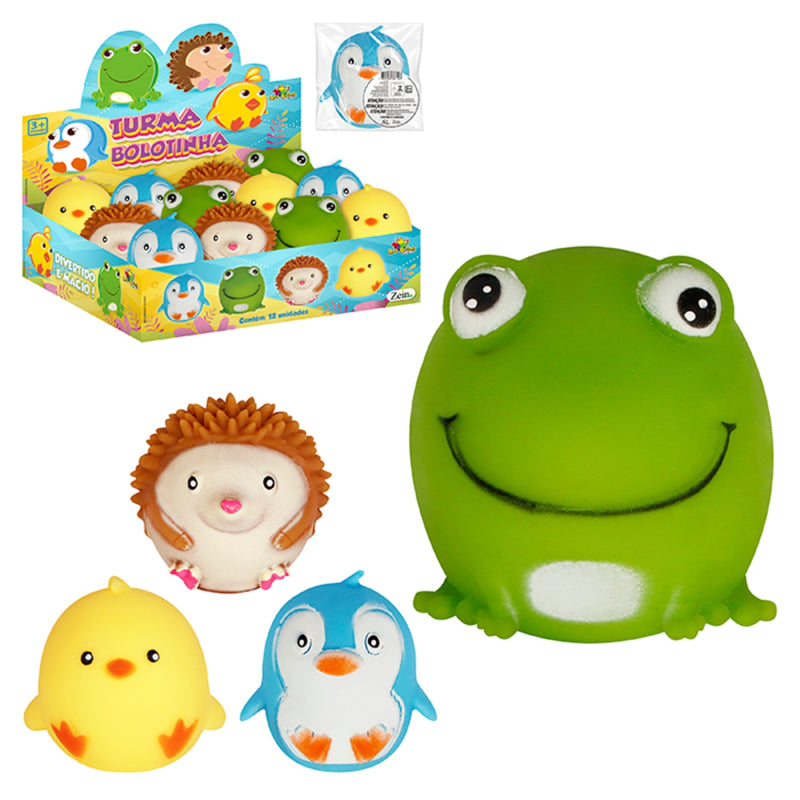Bichinho Bolinha Squishy Apertar 8 Cm Anti Stress - Turma Bolotinha