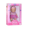 Boneca Bailarina Pink Vinil 31 Cm Rosa