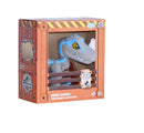 Mini Baby Dino T-Rex Azul - Jurassic World - Brilha no Escuro