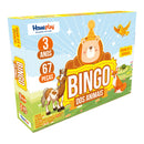 Jogo Bingo dos Animais 66 Peças