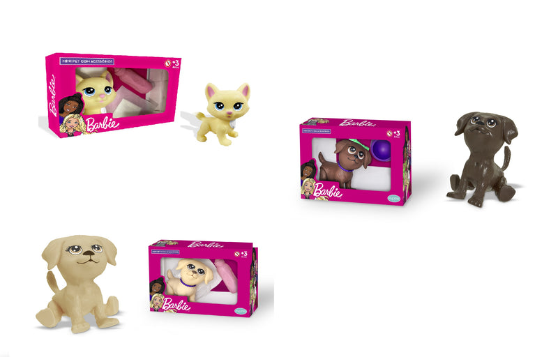 Mini Pets Barbie Com Acessórios - Mattel