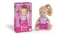 Boneca Bailarina Pink Vinil 31 Cm Rosa