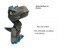 Mini Baby Dino T-Rex Azul - Jurassic World - Brilha no Escuro