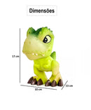 Mini Baby Dino T-Rex Verde - Jurassic World - Brilha no Escuro