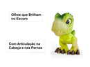 Mini Baby Dino T-Rex Verde - Jurassic World - Brilha no Escuro