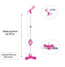 Microfone Karaokê Pedestal Ajustável Conecta no Celular