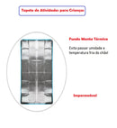 Tapete Atividades Infantil 1,20x1,80 Educativo - Sortido