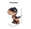 Mini Baby Dino T-Rex Marrom - Jurassic World - Brilha no Escuro