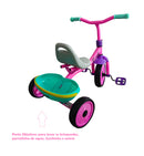 Triciclo Infantil com Porta Objetos - Suporta até 30 kg - Rosa