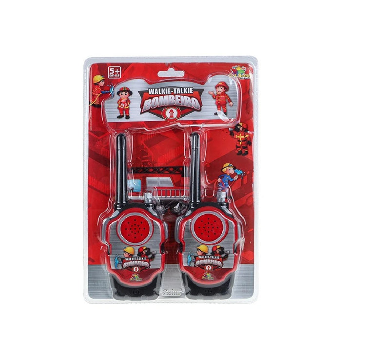 Walkie Talkie Radio Comunicador Infantil - Bombeiro