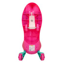 Carrinho Gira Volante 360º Luz Led Rodinhas Rosa - Super Car