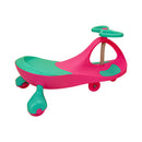 Carrinho Gira Volante 360º Luz Led Rodinhas Rosa - Super Car