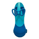 Carrinho Gira Volante 360º Luz Led Rodinhas Azul - Super Car