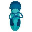 Carrinho Gira Volante 360º Luz Led Rodinhas Azul - Super Car