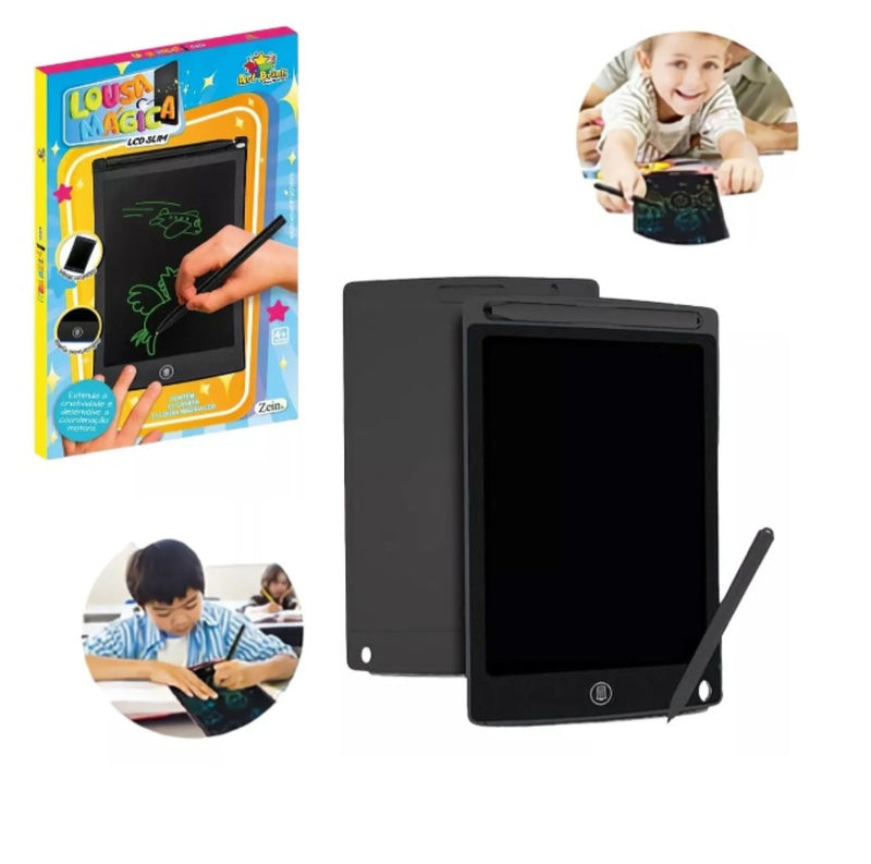 Lousa Magica Slin Lcd 8' Desenhar e Escrever