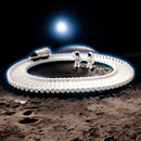 Pista Aventura Espaço C/ Astronautas Carro 83 peças Montar