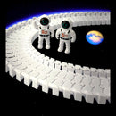 Pista Aventura Espaço C/ Astronautas Carro 83 peças Montar