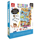 Escorregador de Sílabas Madeira Educativo Pedagógico Ler