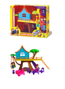 Brinquedo Casinha Arvore Maria Clara e JP Youtuber Com Acessórios