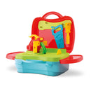 Brinquedo Maleta Construção C/ Acessório Massinha Ferramenta